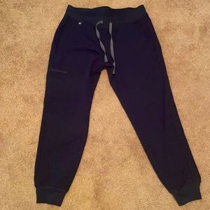 Figs navy jogger scrub pants